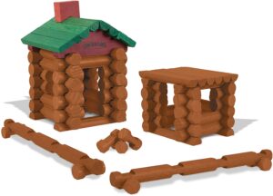 old fashioned toys, lincoln log set