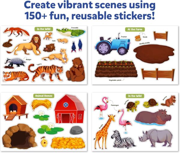 Skillmatics Activity Kit - Creative Storytelling & Skill Building with 150+ Reusable Stickers