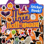 Halloween Reusable Sticker Book for Toddlers, Crafts Activities for Toddlers