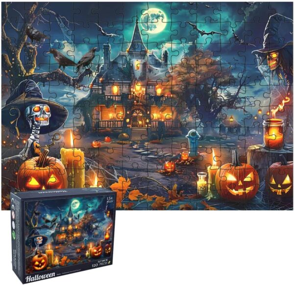 120 piece halloween puzzle