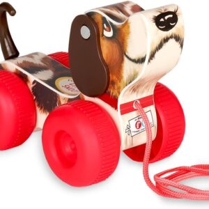 puppy pull along toy