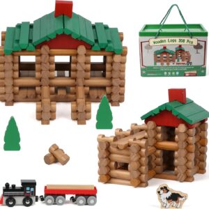 wonder logs wooden building set